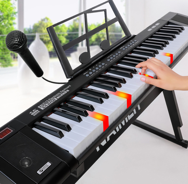 Portable Standard 61-key Keyboard Adult Children Beginners Gifts Musical Instruments Wholesale
