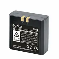 Flash d'appareil photo professionnel Speedlite 2.4G GN60 Godox V850II Flash point Zoom li-on manuel R2 sur l'appareil photo flash Speedlight (V850II)