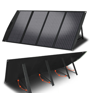 แผงโซลาร์เซลล์พับได้ 100W/150W/200W/300W/400W - พกพาสะดวกสำหรับใช้งานกลางแจ้ง ประสิทธิภาพ 21% น้ำหนักเบาเพียง 5 กก. - Product Image 1