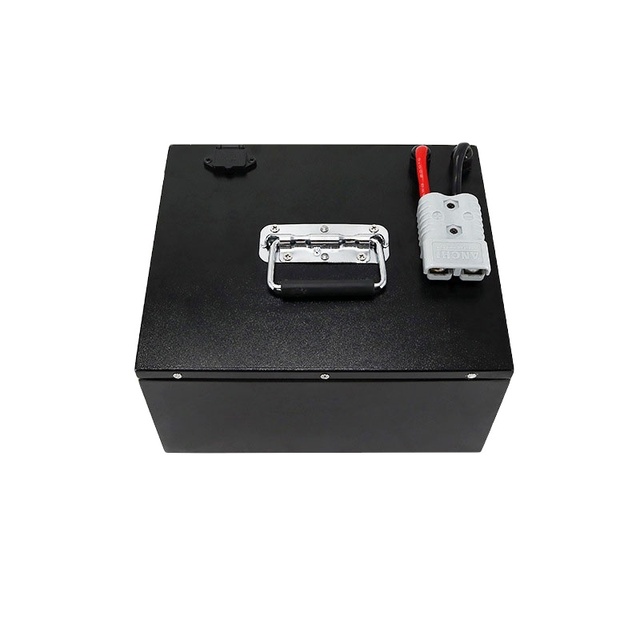 24V 60AH LiFePo4 Battery Storage Box Metal Case for LED light