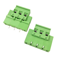 Terminal complet mâle et femelle à pas de 7,62 mm avec brides, type A/B vertical et connecteur PCB droit/à angle droit