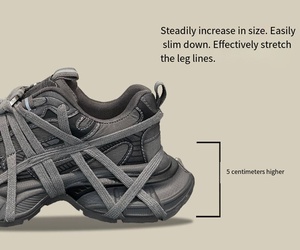 Sneakers da Donna con Piattaforma e Fodera in Pile, Stile Retrò, Versatili, Calde per l'Inverno, Leggere con Suola in Gomma Morbida - Product Image 5
