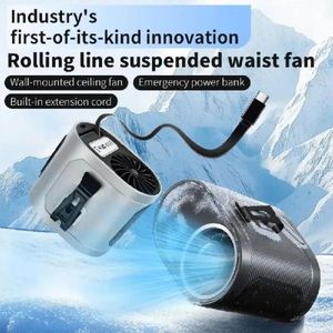 Ventilador de Cintura Portátil Recargable de 10000mAh, Mini Ventilador de Cinturón con Aire Acondicionado para Deporte - Product Image 3