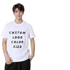 <span class=keywords><strong>T-shirt</strong></span> blanc pour homme en coton 100% de haute qualité, impression personnalisée, coupe classique, vente en gros, <span class=keywords><strong>t-shirt</strong></span> en maille vierge pour hommes - Product Image 1