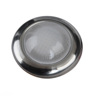 Mini lampe LED ronde de 3/4 pouces pour éclairage de courtoisie, idéale pour camping-car, caravane, bateau, intérieur, plafond, certifiée CE/RoHS/REACH