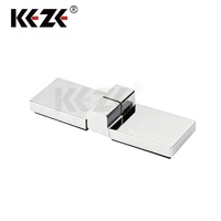 Charnière verticale de levage en laiton robuste 180 degrés certifiée CE, conception ouverte pliante, pour porte en verre de douche de salle de bain sans cadre moderne
