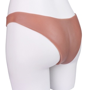Realistic Skin Feeling Hollow <b>Dildo</b> Pants Silicone Soft Underwear With Penis Sleeve for Couples Sex Male Strap on Toys - Product Image 2