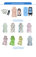 Coussin rafraîchissant en gel pour siège auto bébé, respirant et pliable, pour poussette, garde bébé au frais en été