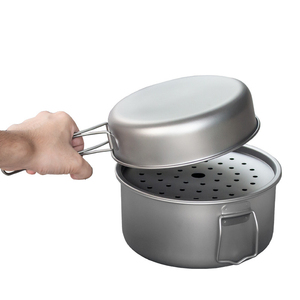 Juego de Cocina para Acampar al Aire Libre, Olla para Hervir, Sartén Pequeña y Grande, Portátil, Ligero, para 2-3 Personas, de Aluminio, para Cocina de <span class=keywords><strong>Gas</strong></span> e Inducción - Product Image 6