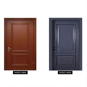 Porte en bois composite intérieure insonorisée, écologique, résistante à la déformation, en chêne, nettoyable, élégante et résidentielle - Product Image 1