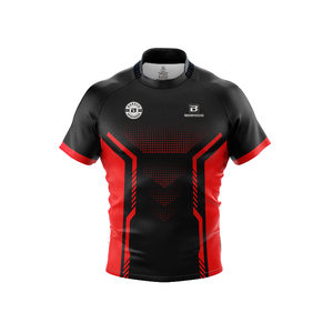 Maillot de <span class=keywords><strong>rugby</strong></span> personnalisable réversible, maillot de football américain à manches courtes, grande taille, respirant, avec motifs drapeau et numéros, ensembles hauts/chemises - Product Image 5