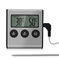 Tp700 termometer Digital Remote nirkabel, pengukur suhu Oven dapur makanan untuk BBQ Grill Oven daging Set manual