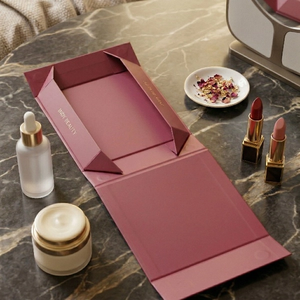 Caja de Cartón de Lujo con Forma Personalizada, Caja Magnética Plegable con Inserto de Satén, Cajas de Regalo Personalizadas al por Mayor con Logotipo - Product Image 1