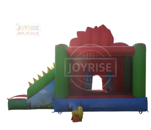Château gonflable commercial en promotion pour enfants, maison de rebond avec toboggan sur <span class=keywords><strong>le</strong></span> thème des animaux de la savane - Product Image 5