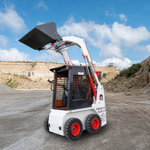 HT25 Kleine Loader Skid Steer Laders Tuin Wiel Mini Skid Steer Loader met Aanbouwdelen. - Product Image 5