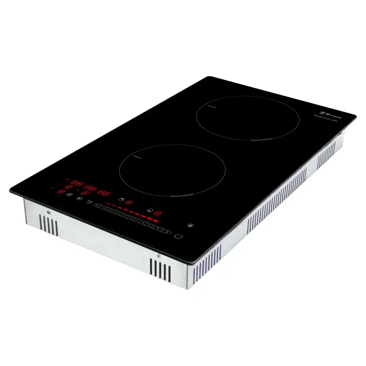 H-One Built-In Domino Induction Hobs Two Burner Electric Cooktop China Wholesale Smart Cooker Diy Menu 8121-255