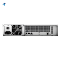RS2423+ 12-Bay 2U Rackmount NAS AMD Ryzen V1780B Quad Core 8GB ECC 10GbE Penyimpanan Rak yang Dapat Diperluas