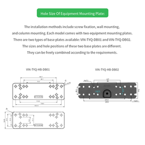 Soporte VINmounts para Sonda de Pesca, Brazo Giratorio Doble, Placas Base Dobles de 6 Pulgadas, Ajustable 360°, Ecológico, Soporte Marino de Aluminio de Alta Resistencia - Product Image 3