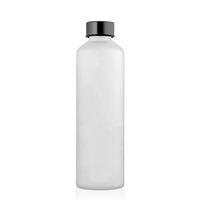 무광 유리 물병 25oz 32oz 2L 로고 각인 BPA 프리 캠핑 캠핑용 물병