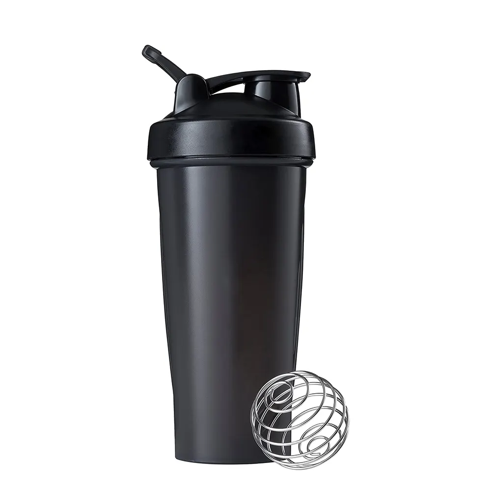 Großhandel Custom Bpa Free Phthalate-Free Kunststoff Sichtbare Fitness Sport Gym Protein Shaker Flasche
