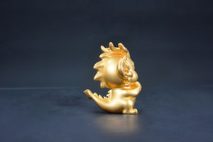 Yuanbao drakenbeeldhouwkunst op maat gemaakte ambachten geschilderd bronzen beeld ornament Chinese stijl levensgroot gemaakt - Product Image 4
