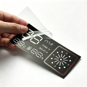 Autocollant adhésif en PVC/PET imprimé sur mesure pour boîtier de station de recharge EV, avec indicateur lumineux et plaque signalétique - Product Image 2