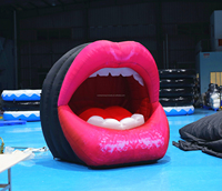 Bouche gonflable géante, lèvres géantes pour les événements, décoration
