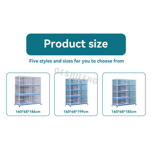 <span class=keywords><strong>Oiseau</strong></span> Jaulas Para Pajaros Cage à vendre grande épissure multicouche canari Pigeon perroquet amour <span class=keywords><strong>oiseau</strong></span> cage d'élevage - Product Image 5