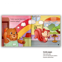 Livre d'activités personnalisé pour enfants, livre d'images en anglais pour le développement des intérêts des enfants, livre de lecture en gros pour la maternelle