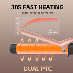 MeStar <span class=keywords><strong>Rizador</strong></span> de Pelo Profesional 2 en 1 con Revestimiento Cerámico, Plancha Onduladora de Iones Negativos de 19, 25, 32, <span class=keywords><strong>38</strong></span>, 50 <span class=keywords><strong>mm</strong></span> - Product Image 3
