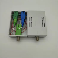 Precio de Fábrica, Venta Caliente, Nodo Óptico CATV WDN FTTH, Nodo Pasivo de 1-2 Vías FWDM con Receptor Óptico WDM