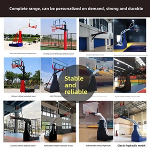 Cerceau de <span class=keywords><strong>basket</strong></span>-ball intérieur/extérieur réglable pour adulte modèle Standard portable jante antidérapante conception hydraulique électrique manuelle directe - Product Image 2