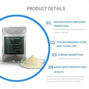 <span class=keywords><strong>Poudre</strong></span> <span class=keywords><strong>hémostatique</strong></span> de chitosane-30s Contrôle rapide des saignements pour les urgences extrêmes | Premiers secours en traumatologie | Certifié ISO/CE - Product Image 4