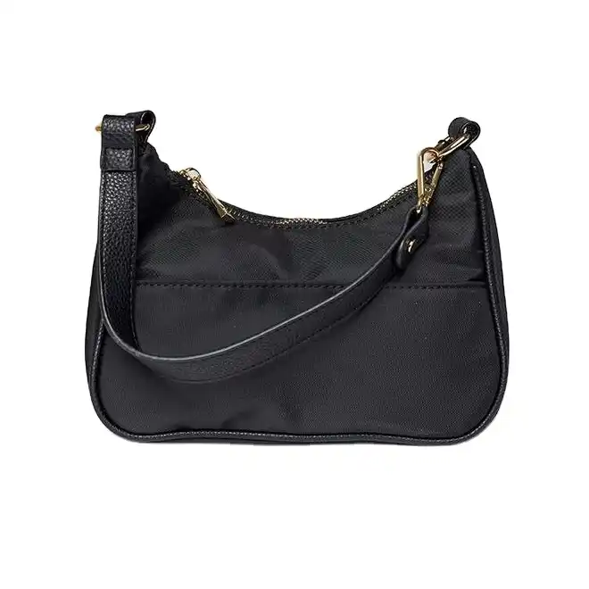 Source Luxury Nylon Handbags Black Shoulder Bag Nylon Micro Mini Bag Casual  Fashion Nylon Handbag on m.