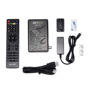 SKYSAT V20 <strong>Mini</strong> <strong>DVB</strong>-<strong>S2</strong>+<strong>H.265</strong>+ACM+Auto Powevu M3u Digital Satellite TV Receiver