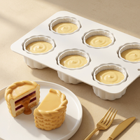 Nouveau moule créatif en silicone de qualité alimentaire pour gâteaux, chocolats, gelées et puddings, en forme de dentelle ronde, pour usage domestique