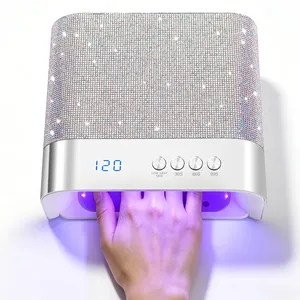 Lámpara UV para Uñas, Secador de Uñas Portátil con 4 Ajustes de Temporizador, Lámpara de Manicura Profesional con Sensor Inteligente, Secador de Luz UV - Product Image 1