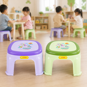 PP <b>Plastic</b> Square Modern Kids <b>Dining</b> <b>Chair</b> Swivel Base Lightweight Durable Eco-Friendly for Home Bedroom Classroom <b>Dining</b> - Product Image 6