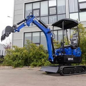 Miniexcavadora HT16 confiable, perfecta para trabajos de jardinería y excavación de zanjas municipales - Product Image 1