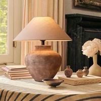 Lampe de table en céramique de style chinois moderne, rétro, pour chambre à coucher, salon, bureau, hôtel, chambre d'hôtes, chambre modèle, lampe de chevet décorative