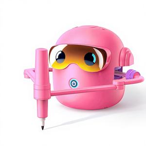 Robot Menggambar untuk Anak 100 Kartu Mainan Edukasi Montessori untuk Usia 3-8 Tahun Uniseks Interaktif Suara Hadiah Edukatif Termasuk Baterai - Product Image 1