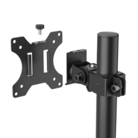 Bras articulé simple pour écran Support de moniteur vertical Support d'écran d'ordinateur Bras de moniteur