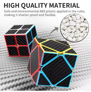 Cubo <span class=keywords><strong>Megaminx</strong></span> de la Serie de Fibra de Carbono MoYu MeiLong, Cubo Mágico Profesional de Dodecaedro Suave para Competición de Velocidad - Product Image 3