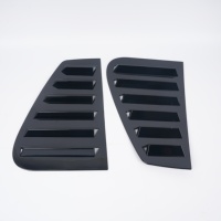 Accessoire Extérieur pour VW Golf 4 MK4 GTI Noir ABS, Persienne de Vitre Latérale Arrière, Accessoire Décoratif pour Voiture
