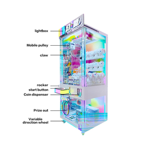 Đồng tiền hoạt động máy Trò chơi đồ chơi bán hàng tự động Arcade Claw cần cẩu máy Claw máy với hóa đơn chấp nhận giá rẻ công viên giải trí - Product Image 3