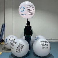 Ballon publicitaire LED gonflable personnalisé, portable et lumineux, pour la promotion d'événements et la mise en valeur de la marque
