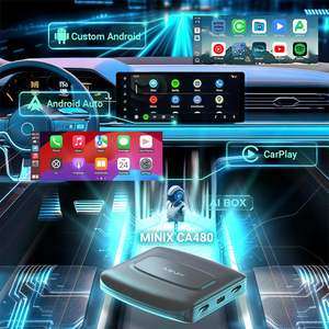 Boîtier Android AI MINIX CarPlay 8 cœurs 8G+128G, CarPlay sans fil, Android Auto, 4G LTE, <span class=keywords><strong>YouTube</strong></span> 720p, pour carte SIM/TF - Product Image 2