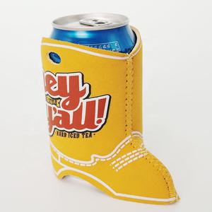 Venta al por mayor Zapatos Forma Stubby Holder Boot Shape Neopreno Beer Bottle Can Cowboy Boot Can Cooler Sleeves - Product Image 4
