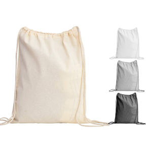 Mochila de Lona con Cordón Personalizada de Fábrica, con Logotipo, Ecológica, Plegable, Bolsa Grande para Gimnasio, Deportes, Regalo Promocional - Product Image 1