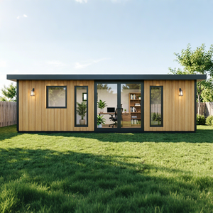 Cabaña Prefabricada Moderna, Mini Oficina para Jardín, Estructura de Acero, Paneles Aislantes, Solución de Vivienda Portátil <span class=keywords><strong>ADU</strong></span> - Product Image 6